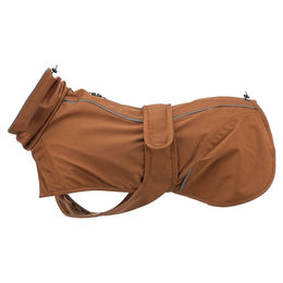 Produktbild von Trixie Regenmantel CityStyle Dublin für Hunde in Rost Orange Braun Größe M waterproof