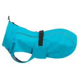 Trixie Regenmantel Vimy für Hunde Blau XS wasserdicht mit reflektierenden Elementen - 1 Stk. – Bild 1 von 10