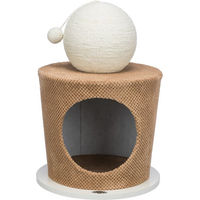 Produktbild von Trixie Relax Iglu Katzenunterschlupf mit Kratzbaum aus Polyester in Beige und Braun Ø 36 x 50 cm