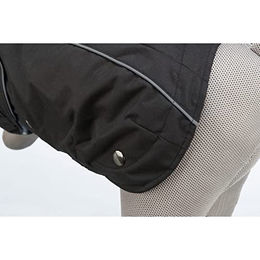 Trixie Rouen 2-in-1 Hundemantel Wasserabweisend Polyester Schwarz XS 32 cm – Bild 1 von 3