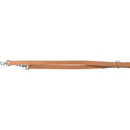 TRIXIE Rustic Fettleder-V-Leine Heartbeat für Hunde, braun, L-XL, 2,00 m - 2 m – Bild 1 von 3