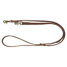 Trixie Rustic V-Leine aus Fettleder für Hunde dunkelbraun L-XL 2m - 2 m – Bild 1 von 5