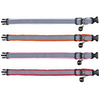 Produktbild von Trixie Safer Life Reflektierendes Katzenhalsband mit Sicherheitsverschluss und Glocke