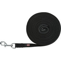 Produktbild von Trixie Schleppleine aus Baumwolle für Hunde Schwarz M-L 15 m 20 mm - 15 m