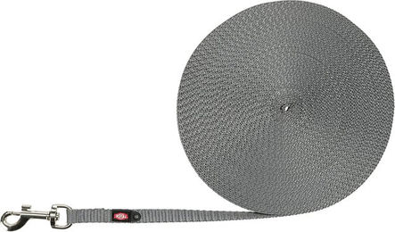 Trixie Schleppleine aus Polyester für kleine Hunde, Grau, XS, 15 m - 15 m – Bild 1 von 2