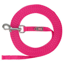 Trixie Schleppleine extra leicht aus Gurtband Pink Größe XS-S – Bild 1 von 1