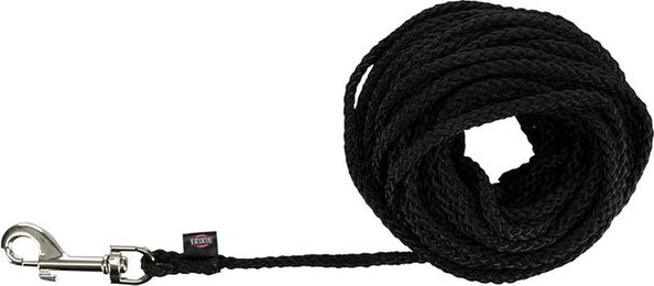 Trixie Schleppleine für Hunde aus Nylon in Schwarz Größe S–M 5m lang - 5 m – Bild 1 von 6