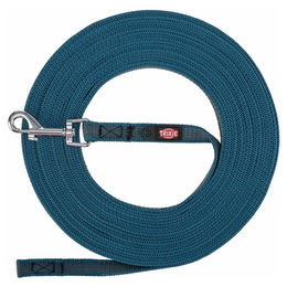 Trixie Schleppleine für Hunde gummiert Anti-Rutsch Petrol Blau Größe L-XL - 5 m – Bild 1 von 4