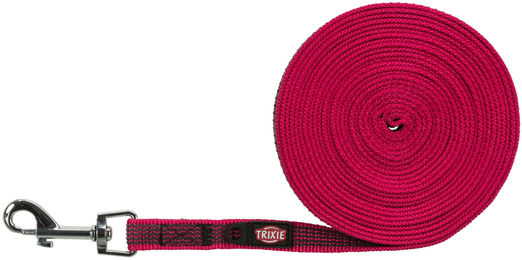 Trixie Schleppleine für Hunde gummiert rosa 10 m - 10 m – Bild 1 von 4