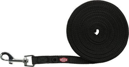 Trixie Schleppleine für Hunde gummiert schwarz S/M – Bild 1 von 6
