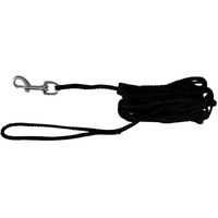 Produktbild von Trixie Schleppleine S–M aus Nylon für kleine und mittelgroße Hunde, 15 m, schwarz - 15 m