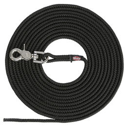 Trixie Schleppleine Tau Schwarz 15 m für Hunde - 15 m – Bild 1 von 2