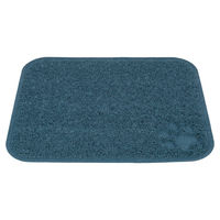 Produktbild von Trixie Schmutzfangmatte für Katzentoiletten aus Kunststoff, Blau, 37 x 45 cm