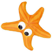 Produktbild von TRIXIE Seestern Quietschspielzeug aus Naturlatex für Hunde in Orange 23 cm - 1 Stk.