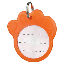 Trixie Sicherheits-Adressanhänger für Hunde in Orange phosphoreszierend Durchmesser 3,5 cm – Bild 1 von 2