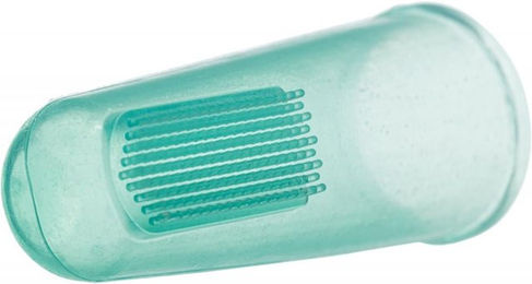 Trixie Silikon Finger-Zahnbürsten-Set für Hunde und Katzen in Türkis – Bild 1 von 3