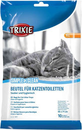 Trixie Simple'n'Clean Katzenklos Beutel XL Blau 2 x 10 Stück – Bild 1 von 2