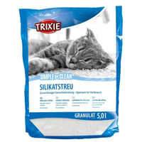 Produktbild von Trixie Simple'n'Clean Silikatstreu Katzenstreu Granulat unparfümiert 5 Liter - 5 l