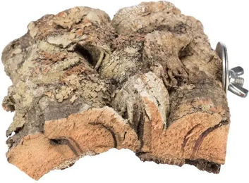 Produktbild von Trixie Sitzstange aus Kork für Vögel mit Befestigungsschrauben