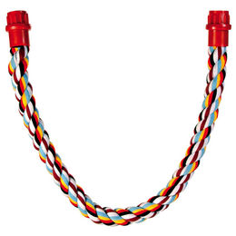 Produktbild von Trixie Sitzstange für Vögel und Papageien aus bunter Baumwolle 75 cm
