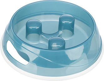 Trixie Slow Feeder Anti-Schlingnapf für Hunde aus Kunststoff in Blau - 1,5 l – Bild 1 von 2