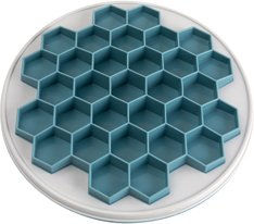 Trixie Slow Feeder Hunde Futtermatte Hive Grau Blau Durchmesser 30 cm - 1 Stk. – Bild 1 von 12