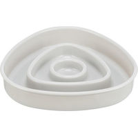 Produktbild von Trixie Slow Feeding Napf Futterstation für Katzen aus Kunststoff in Grau 0,35 l - 0,35 l