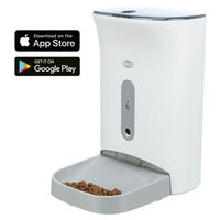 Produktbild von Trixie Smart Futterautomat TX8 Smart 2.0 für Hunde und Katzen 4,5 l Weiß Grau - 4,5 l