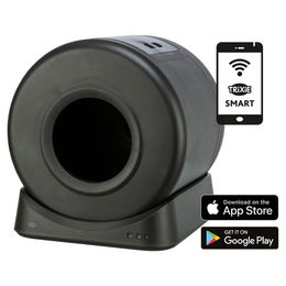 Trixie Smarte Katzentoilette Black Edition Selbstreinigend WiFi Kunststoff Schwarz – Bild 1 von 1
