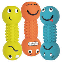 Produktbild von Trixie Smiley-Hantel Quietschspielzeug aus Latex in Bunt XL