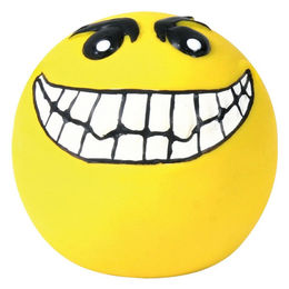Produktbild von Trixie Smiley Quietschspielzeug aus Latex in Gelb klein