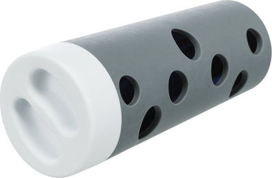 Trixie Snack Roll Intelligenzspielzeug für Katzen aus Kunststoff in Grau und Weiß - 1 Stk. – Bild 1 von 4