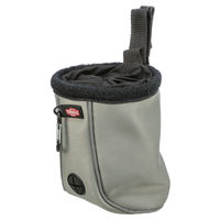 Produktbild von Trixie Snack-Tasche Twist Treat Futterbeutel für Hunde mit Kotbeutelspender aus Neopren und Polyester in Grau