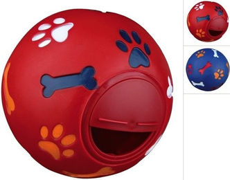 TRIXIE Snackball für Hunde aus Kunststoff für Riesenrassen in Blau oder Rot 7cm - 1 Stk. – Bild 1 von 5