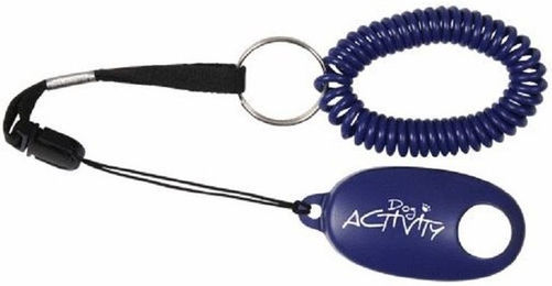 Trixie Soft Clicker Trainingshilfe aus Kunststoff in Blau für Welpen und Hunde aller Größen – Bild 1 von 7