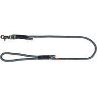 Produktbild von Trixie Soft Rope Hundeleine aus Tau Schwarz/Grau Größe XL