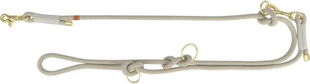 Trixie Soft Rope V-Leine Schleppleine aus Tau Grau/Hellgrau M-L 2m - 2 m – Bild 1 von 12