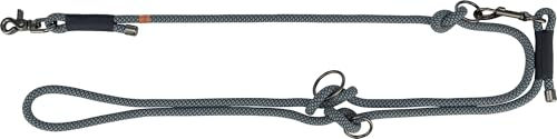 Trixie Soft Rope V-Leine Schleppleine aus Tau Schwarz/Grau M-L 2m - 2 m – Bild 1 von 12
