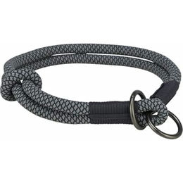 Trixie Soft Rope Zug-Stopp Erziehungshalsband aus Seil Schwarz Grau Größe XS – Bild 1 von 2