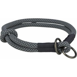 Trixie Soft Rope Zug-Stopp Erziehungshalsband für Hunde aus Seil schwarz/grau Größe L-XL – Bild 1 von 2