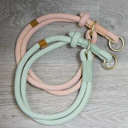 Trixie Soft Rope Zug-Stopp Erziehungshalsband für Hunde aus Tau Rosa Größe L-XL – Bild 1 von 3