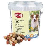 Produktbild von TRIXIE Soft Snack Mini Trainer Dots Belohnungssnack für Hunde mit Lachs und Huhn glutenfrei ohne Zucker 500 g - 500 g