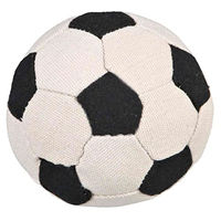 Produktbild von Trixie Soft-Soccer-Bälle für Hunde Größe L aus Polyester Bunt-Weiß-Schwarz 12 Stück - 1 Stk.