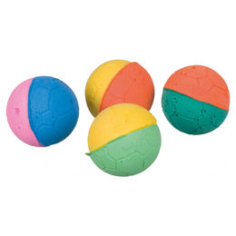 Produktbild von Trixie Softbälle aus Gummi bunt 70 Stück