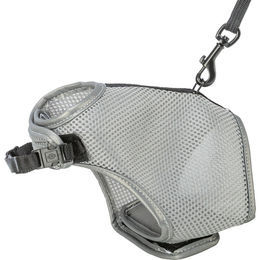 Trixie Softgeschirr mit Leine für Katzen Grau 28–42 cm 1,20 m – Bild 1 von 2