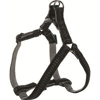 Produktbild von Trixie Softline Elegance OneTouch Hundegeschirr Größe M 50-65cm Schwarz Grau