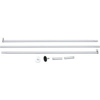 Produktbild von Trixie Spannstange aus Aluminium für Katzennetze Silber 1,28–3,20 m