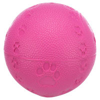 Produktbild von Trixie Spielball aus Naturkautschuk mit Pfotenabdruck 6 cm - 6 cm