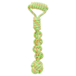 Produktbild von Trixie Spieltau mit eingeflochtenem Ball und Knoten-Ball am Tau 38 cm - 38 cm