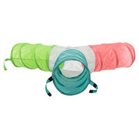 Produktbild von Trixie Spieltunnel für Kaninchen aus Polyester mit 4 Eingängen bunt